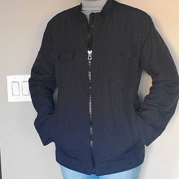 ๐ HOST PICK ๐ Hugo Boss Orange Men's Quilted Biker Jacket - Picture 11 of 14